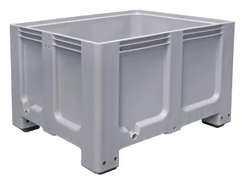 Stapelcontainer Pe Hxbxd 760x1200x1000mm 610 Liter 4Poten Antraciet