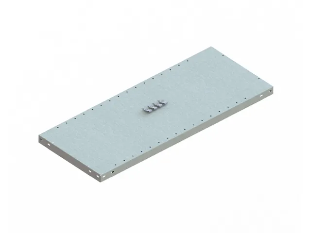 legbord,v. magazijnstelling,BxD 1000x400mm,vakl. 150kg,verzinkt