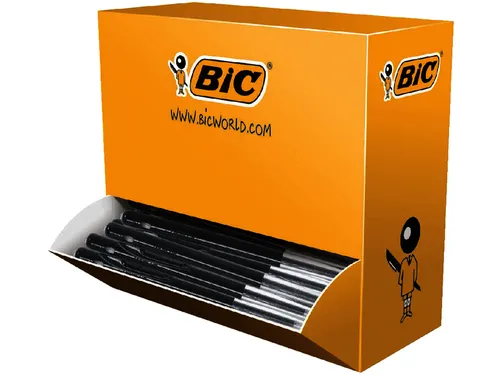 Balpen Bic M10 medium zwart doos à 90+10 gratis