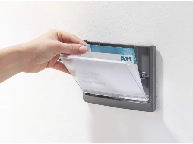 Durable Deurbordje CLICK SIGN A5 liggend Wit