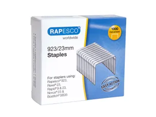 Nieten Rapesco Heavy Duty 923 23mm 1000 stuks zilver - 2