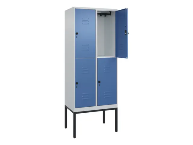 dubbeldekse locker,HxBxD 2120x800x500mm,2x2vak.,vak B 400mm