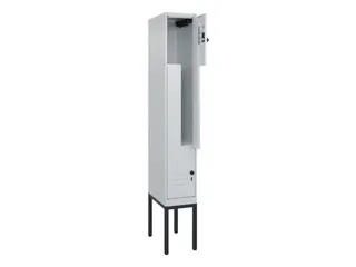 Z-garderobekast,HxBxD 2120x300x500mm,vak B 150/300mm,draaigrendel - 2