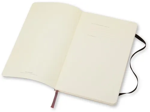 Notitieboek Moleskine pocket 90x140mm lijn soft cover zwart