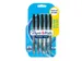 Stylo bille Paper Mate Flexgrip Ultra Medium noir blister 5 pièces