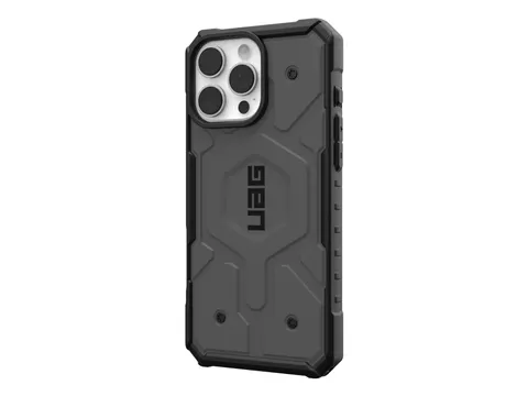 Urban Armor Gear Pathfinder iPhone 16 Max Hoes Zilver