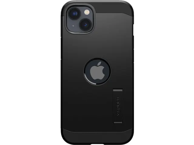 Tough Armor Backcover magnetische ring iPhone 14 hoesje Zwart