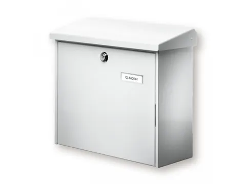 Brievenbus Comfort Wit Staal