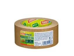 Verpakkingstape Tesapack Papier Standard 50mmx50m bruin ecoLogo
