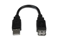 15cm USB 2.0 Verlengkabel A naar A - M/F