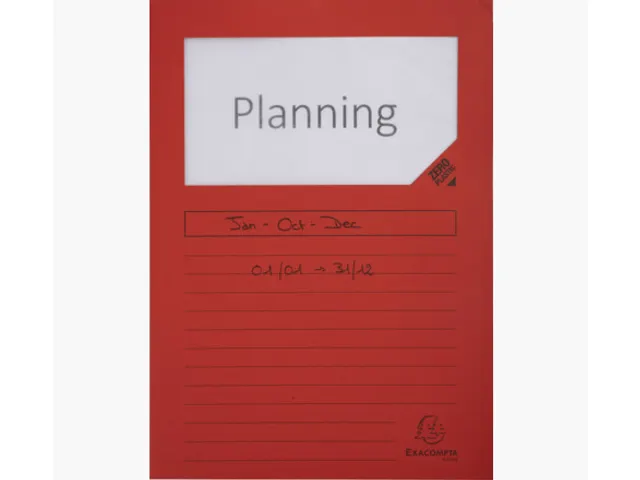 Venstermap Exacompta Forever L-map 120gr karton Rood