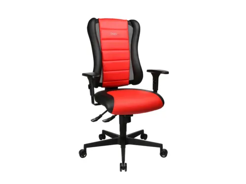 Topstar Bureaustoel Sitness Racer RS 3D-zitting, zwart/rood