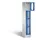 Lockerkast 1800x320x500mm 1x4 vakken Cilinderslot, Sokkel, RAL5010