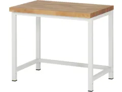werkbank,HxBxD 840-1040x1000x700mm,beukblad,draagverm. 1250kg,RAL7035