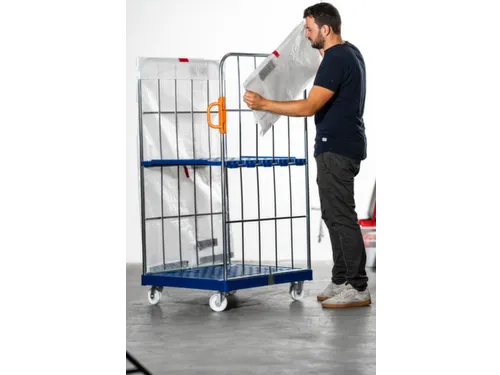 Afdekzeil,v. rolcontainer,HxB 1350x650mm,v. rolcontainer,PP,wit/rood