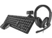 Qoby 4in1 Home Office set Azerty toetsenbord met muis en Webcam