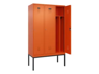 locker voor scheiding van kleding,HxBxD 2120x1200x500mm,3vak - 1