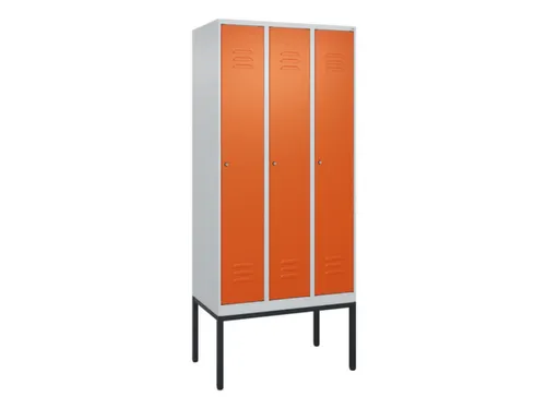 locker voor scheiding van kleding,HxBxD 2120x900x500mm,3vak