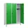 schoollocker,HxBxD 1630x1200x500mm,3vak,vak B 400mm,draaigrendel