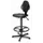 Werkplaatsstoel 615-885mm Voetkruis Ronde Staalbuis Glijders