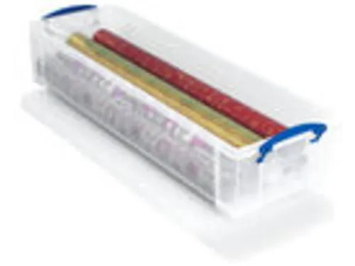 Opbergbox Really Useful 22 liter 800x255x155mm transparant wit