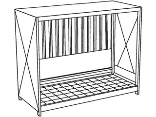 stellingcontainer v. gevaarlijke stoffen,max. 3xIBC,staand - 1