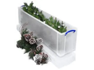 Opbergbox Really Useful 77 liter 1201x270x355mm transparant wit - 4