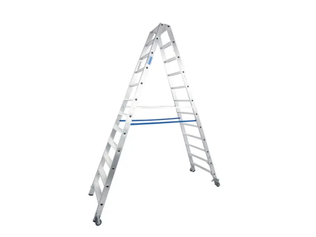 Verrijdbare Boktrap Aluminium L 3 04M 2X12Treden