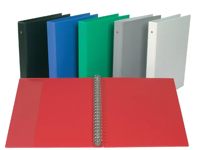 Ringband Quantore 23 rings A4 19mm O-mech Pp Rood