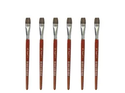 Penseel Kangaro Serie 121 plat Nr. 14 geitenhaar doos 6 stuks