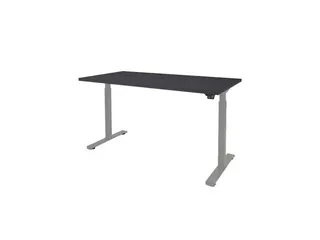 Dextro Basic Zit-sta Bureau Elektrisch 180x80 houtprint schaduw alu - 1