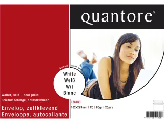 Envelop Quantore Bank C5 162x229mm wit Zelfklevend - 2