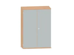 Kantoorkast 1150x800x430mm Decor Romp Beuken Decor Front Lichtgrijs
