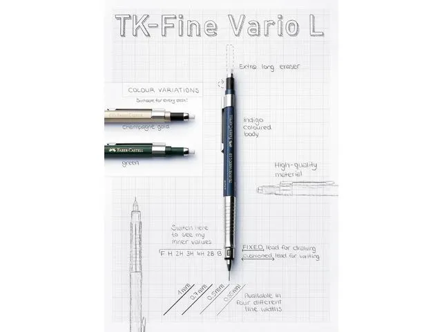 Porte-mine Faber Castell Tk-fine Vario 0,5mm