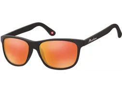 Zonnebril Montana met Revo rood glas mat zwart
