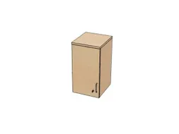 opzetkast v. kast met openslaande deuren NE-esdoorn 740x400x445mm
