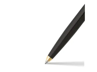Balpen SHEAFFER Sagaris E9475 Glossy black chrome cap gold trims - 2