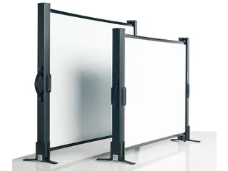Projectiescherm Tafelmodel zwart 93x72cm - 1