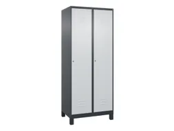 locker,HxBxD 1950x800x500mm,2vak,vak B 400mm,cil.-slot,voeten