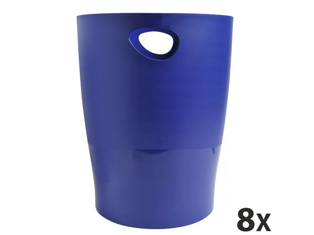 Papiermand Ecobin 15 Liter Donkerblauw