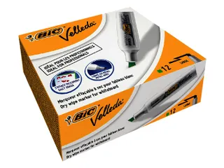 Whiteboardmarker Bic Velleda 1781 schuin large groen - 2