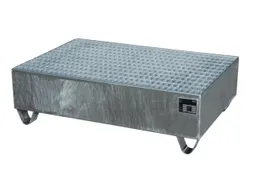 Systeem-Opvangbak Verzinkt 2x 200l 215l 360x 1200x 800mm Rooster