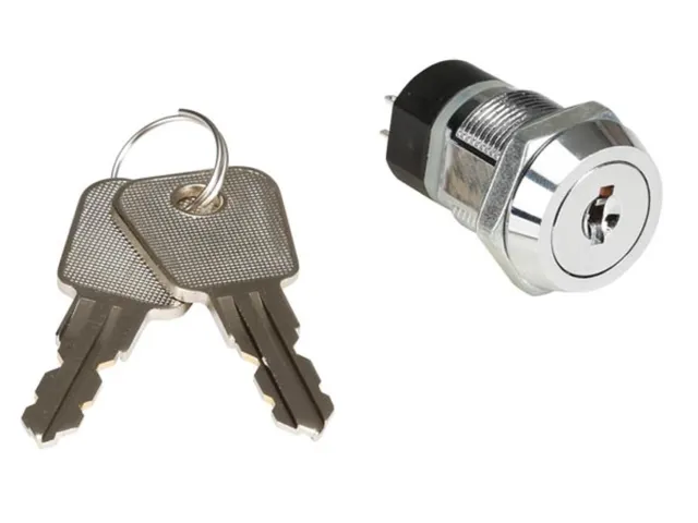 Sleutelschakelaar 2P Off-On (Dpst)