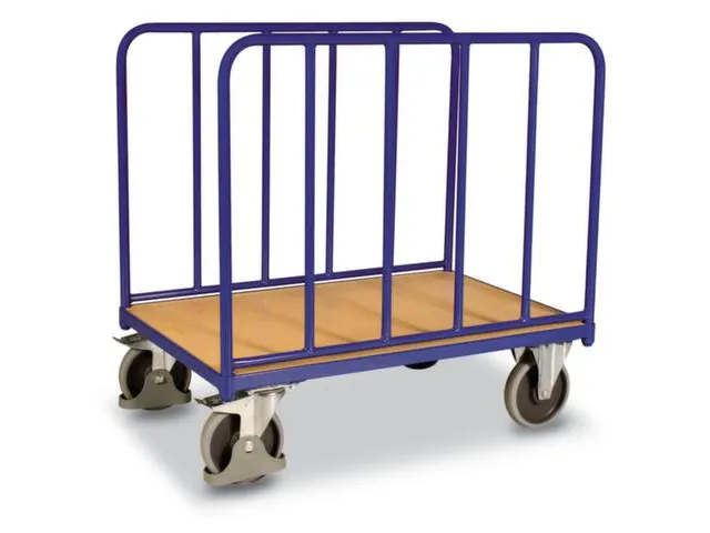 Platformwagen 500kg Laadvlak Lxb 1060x560mm 2 Stalen Buiswanden