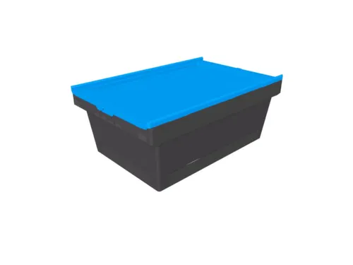 Herbruikbare containers HxLxB 240x610x400mm 38l PP-regeneraat blauw