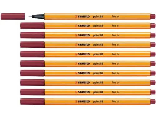 Fineliner STABILO point 88/19 fijn heidepaars