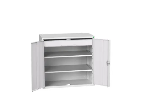 universele kast,HxBxD 1000x1050x550mm,2xStalen bodem,1lade(n)