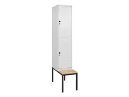 Dubbeldekse dekenkist,HxBxD 2120x400x815mm,1x2vak.,vak B 400mm