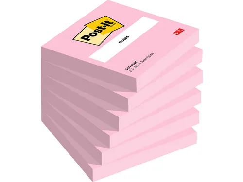 Memoblok 3M Post-it 654 76X76mm Roze