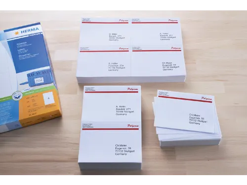 HERMA 4627 Premium Adresetiketten A4 105x148mm (A6) Wit 800 stuks